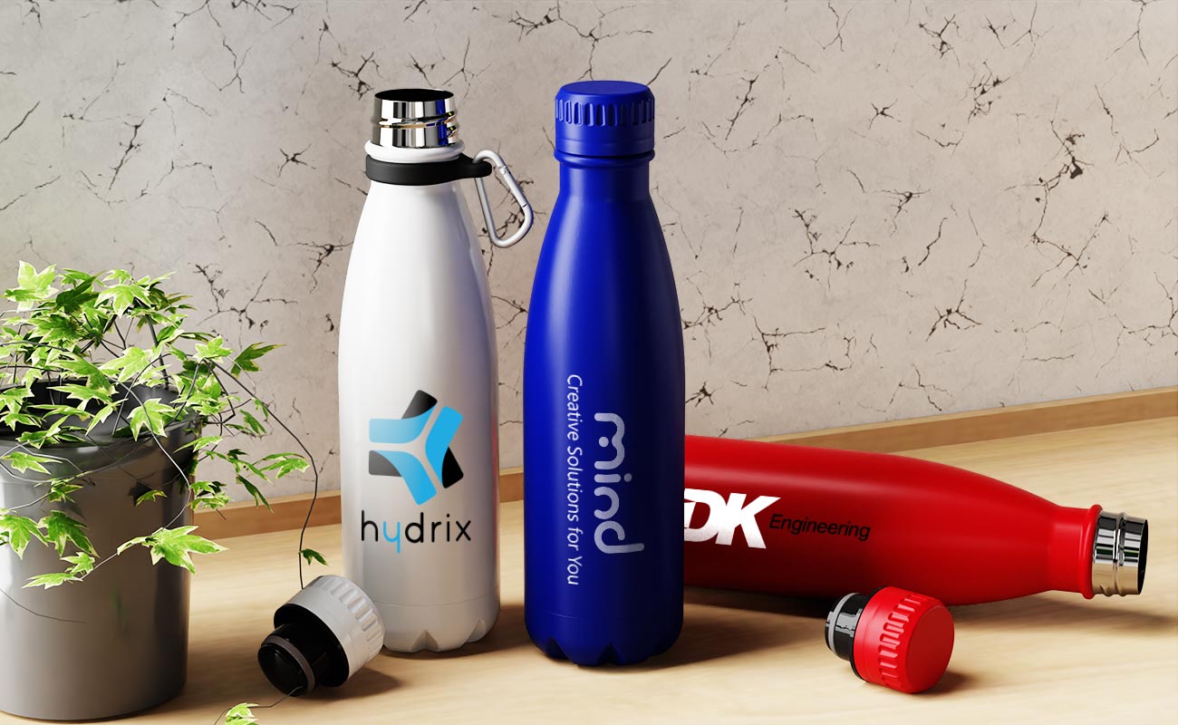 Nova Pure - butelki izolowane próżniowo z logo 